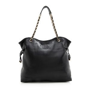 Tory Burch Leather Marion Slouchy Tote